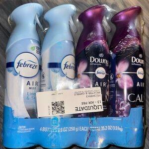 Febreze Air Effects Air Freshener, Linen & Sky + Downy Calm 4 ct., 8.8 oz.